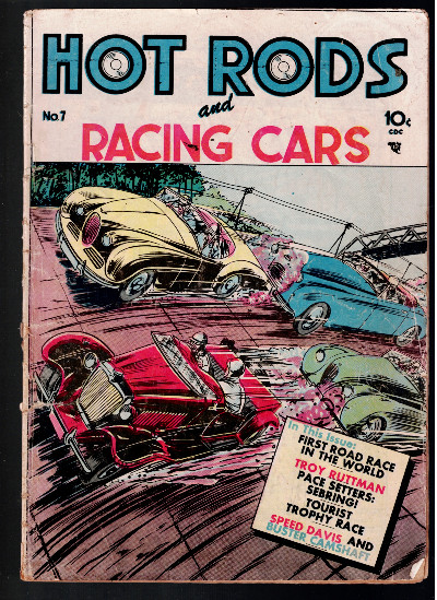 Hot Rods and Racing Cars #7 1952 - Charlton