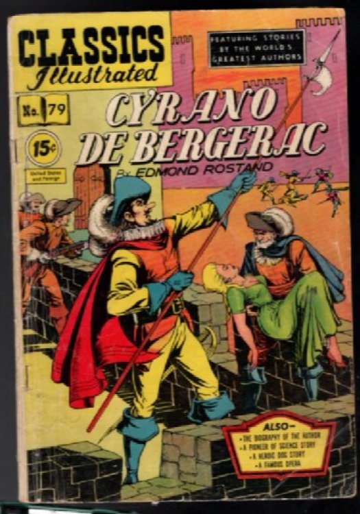 Classics Illustrated #79 (1951) Cyrano de Bergerac Gilberton Comics