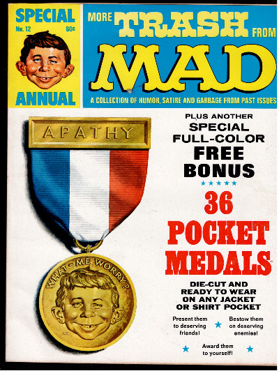 Vintage 1969 Special Annual #12 MAD Magazine *Includes Medals*