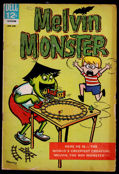 MELVIN MONSTER 1 VG- DELL COMICS 1965! 1ST MELVIN MONSTER IN COMICS!!!!!!!!!!!!