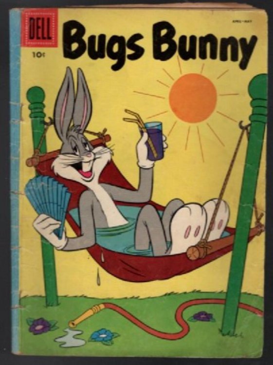 BUGS BUNNY #48 * SILVER AGE COMICS * 1956 DELL PUBLICATIONS * CARTOON CHARACTER