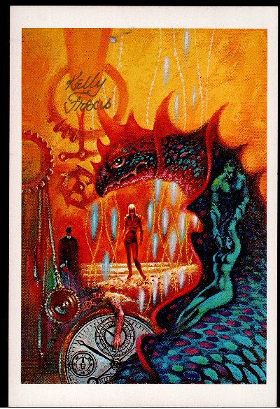 Kelly Freas Postcard -signed