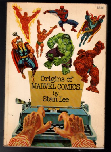 Origins of Marvel Comics by Stan Lee Softcover published 1974 Vg