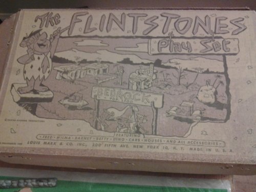 the flintstones playset by marx 1965