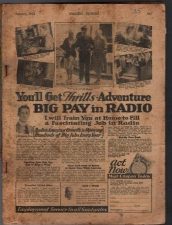 Amazing Stories Pulp Jan 1932 Vol. 6 #10