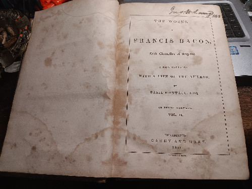 The Works of Francis Bacon, Lord Chancellor of England. Vol. 2