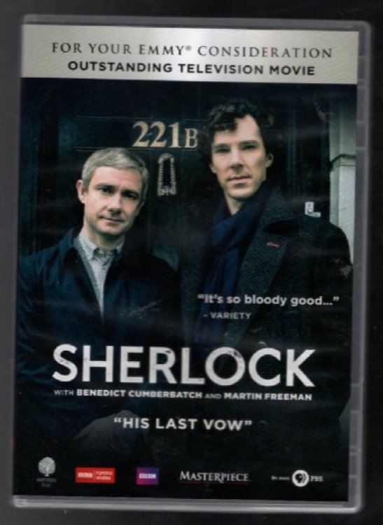 Sherlock His Last Vow (DVD, Emmy Consideration Screener, TV Movie) not sealed