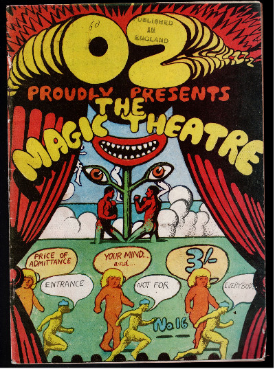 OZ Magazine No 16 - The Magic Theatre Martin Sharp Cover November 1968
