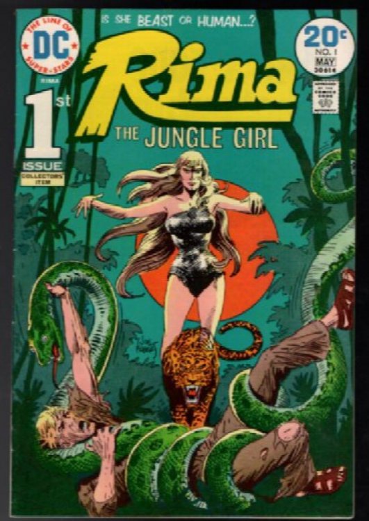 Rima the Jungle Girl 1, DC 1974, Bronze Age, 1st App & Origin of Rima