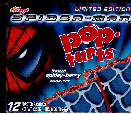Spiderman Pop Tarts FRIDGE MAGNET sign box