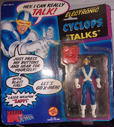 ToyBiz Marvel X-Men Cyclops Talks Electronic Action Figure MOC 1991
