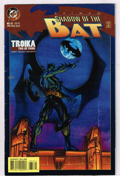 BATMAN: SHADOW OF THE BAT #35A 1995,feb. VOLUME 1 DC