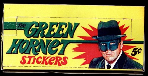 Vintage 1966 Green Hornet Sticker Box