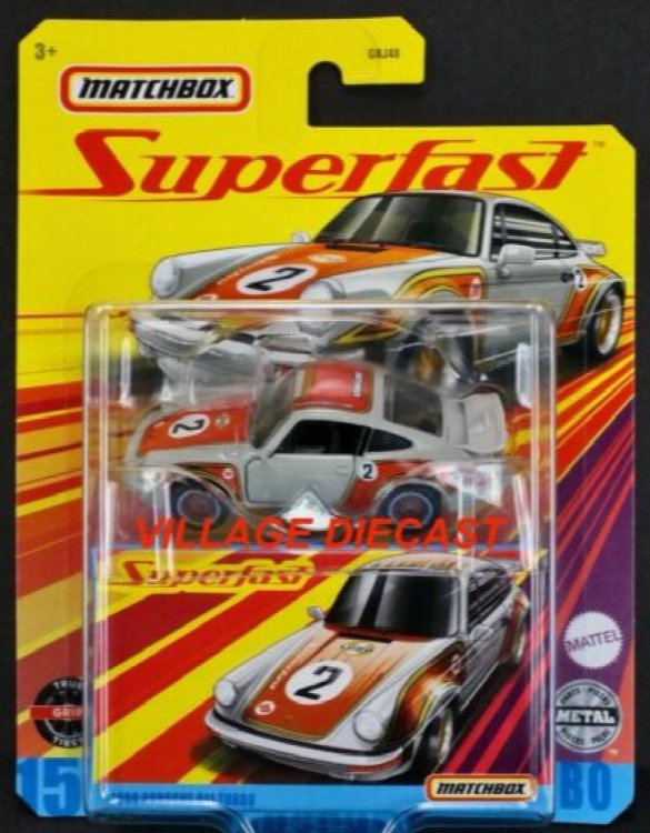 2020 Matchbox Superfast #15 1980 Porsche 911 Turbo STONE GREY / MOC