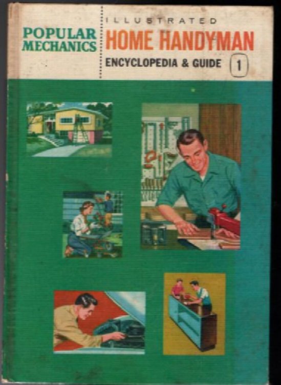 VTG 1961 Popular Mechanics Illustrated Home Handyman Encyclopedia & Guide Vol 1