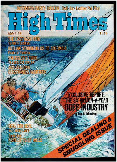 HIGH TIMES DOPE INDUSTRY HASH VINTAGE APRIL 1978 MARIJUANA MAGAZINE WEED 420