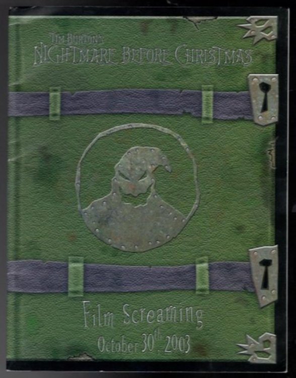 Tim Burton's nightmare before christmas film screening october 30 2003