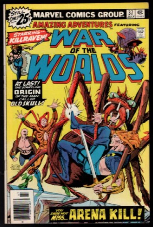 Amazing Adventures #37 War of the Worlds Marvel KILLRAVEN FIRST APP WARR