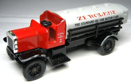 CHEVRON ZEROLENE RED 1:64 DIECAST STANDARD OIL CHAIN DRIVE TANK TRUCK