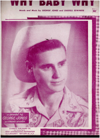 why baby why sheet music George Jones