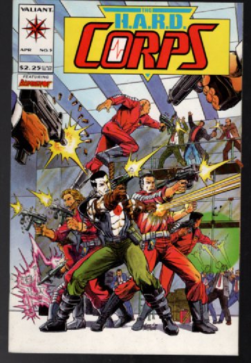 VALIANT COMIC-THE H.A.R.D. CORPS # 5 -APRIL 1993
