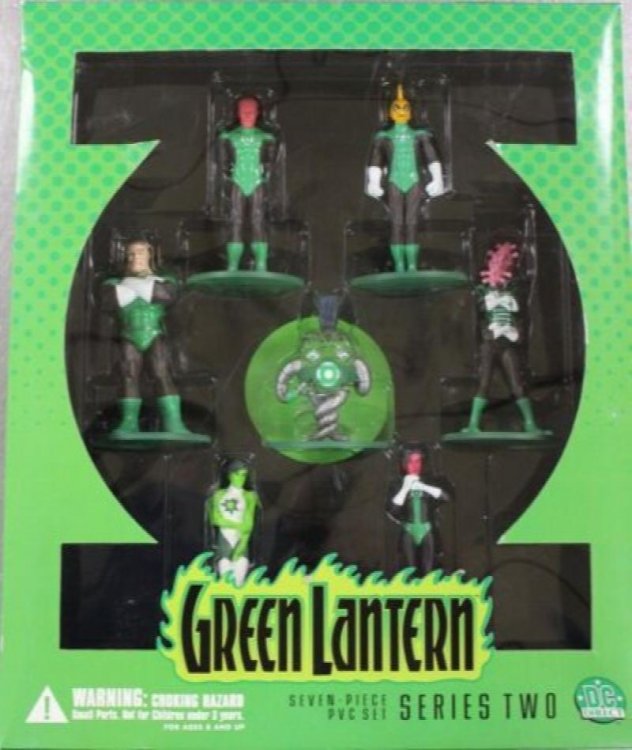 GREEN LANTERN Series Two Seven Piece PVC Set - DC Direct