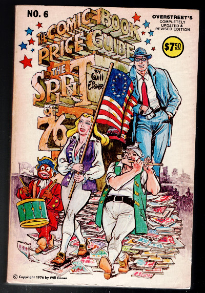 #6: OFFICIAL OVERSTREET COMIC BOOK PRICE GUIDE #6 1976 Classic Will EISNER 6th Ed