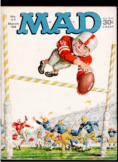 MAD MAGAZINE #117 March 1968 Peanuts CHARLIE BROWN Cover