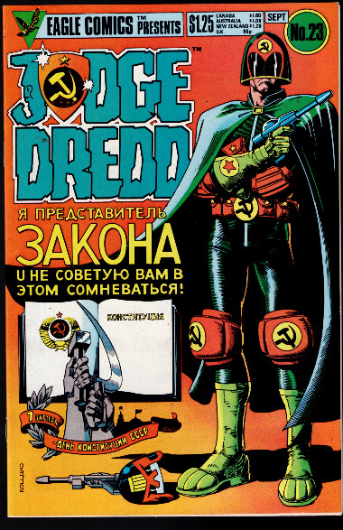Judge Dredd 23 1st Print 1986 Eagle Comics