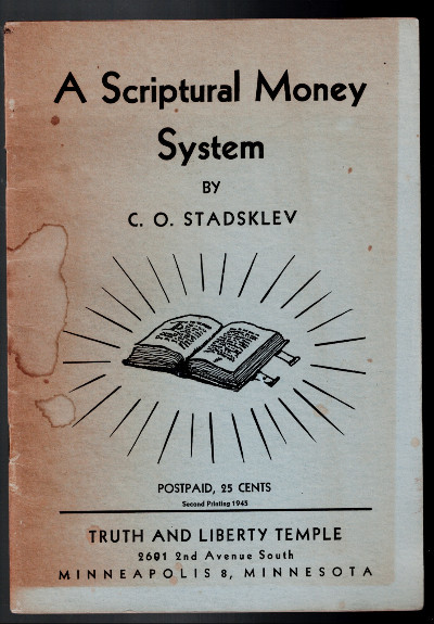 a scriptural money system
