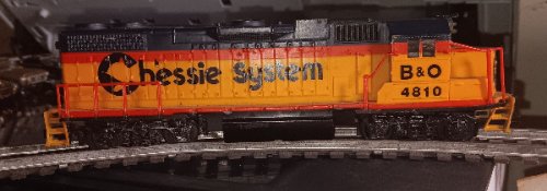 HO Scale Chessie System B & O 4810 Locomotive Engine