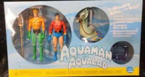 DC Direct Aquaman and Aqualad Deluxe Action Figure Set 2001 - Vintage rare