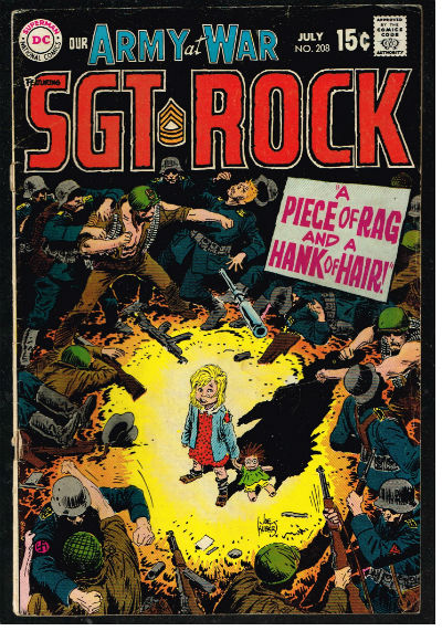 Our army at War #208,SGT.ROCK!!