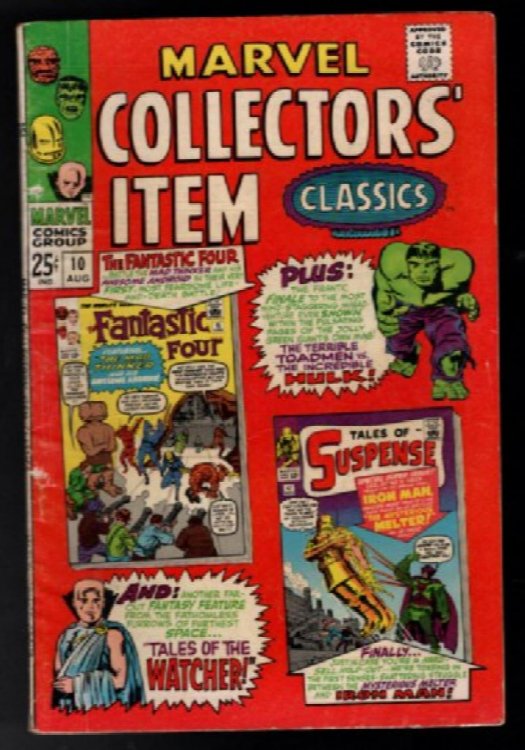 MARVEL COLLECTORS' ITEM CLASSICS #10 - FF, IRON MAN, HULK, WATCHER
