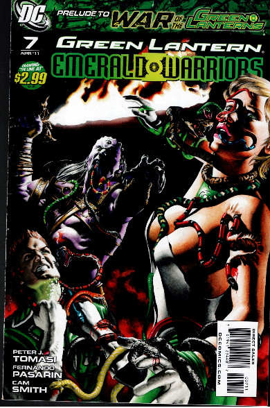 GREEN LANTERN EMERALD WARRIORS #7 (2011) DC Newsstand Variant High Grade Comic
