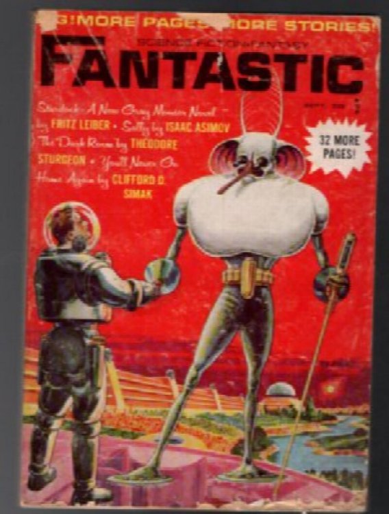 Science Fiction Fantasy Fantastic Fritz Leiber Vol 15 No 1 September 1965