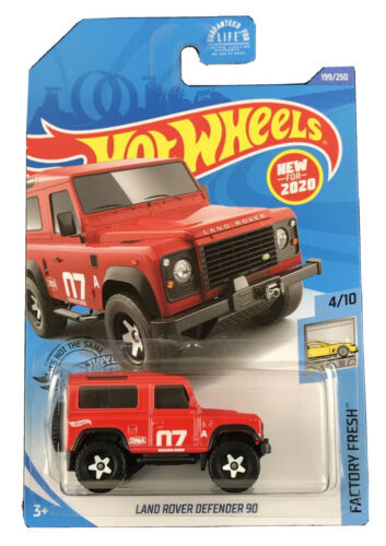 Hot Wheels 2020 HW Factory Fresh Red Land Rover Defender 90 New For 2020