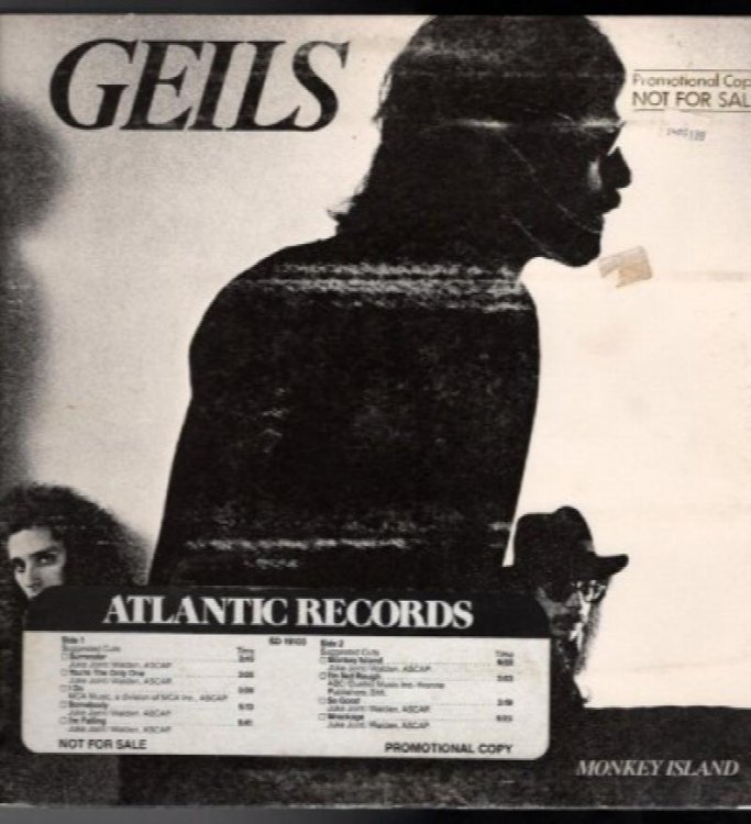 Geils: Monkey Island<br/><br/>Atlantic :SD 19103
