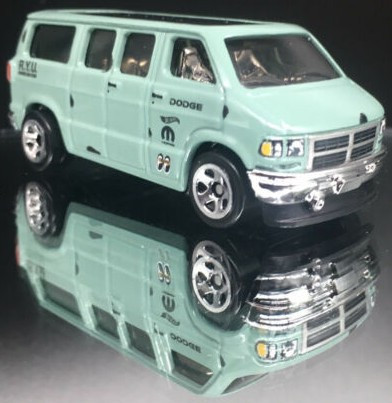 Hot Wheels Dodge Van #050 HW Drift 2/5 Light Green Loose VHTF 2021 Drift Mopar