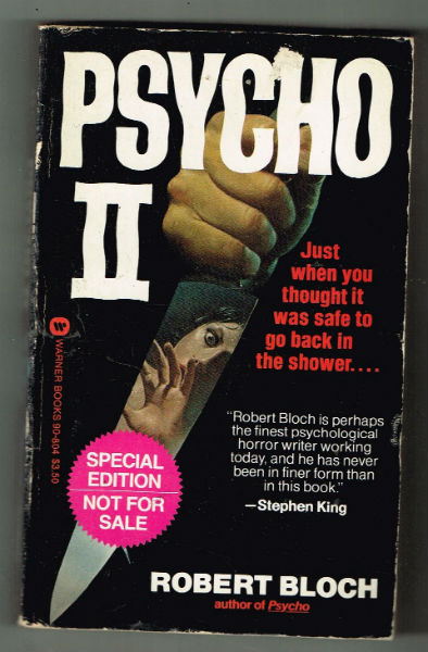 PSYCHO ll-signed by Robert Bloch