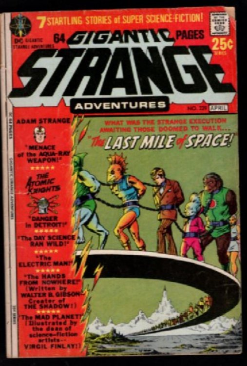 Strange Adventures #229 - Adam Strange Atomic Knights Last Mile Of Space - 1971