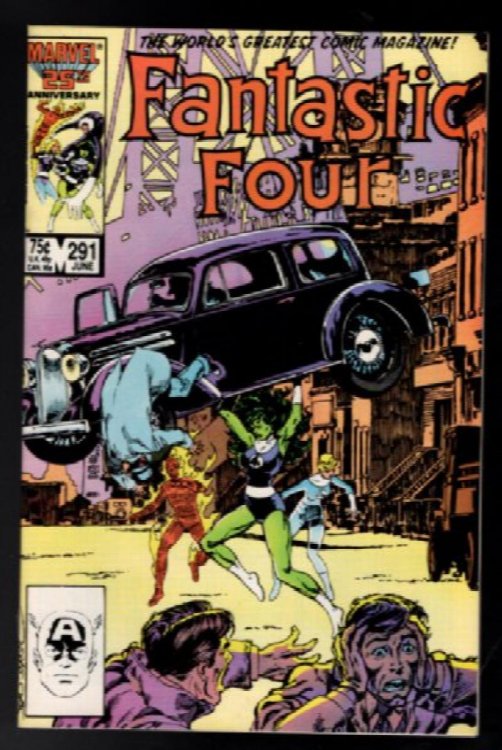 FANTASTIC FOUR # 291 * JOHN BYRNE art * 1986 * MARVEL COMICS * NICE COPY!