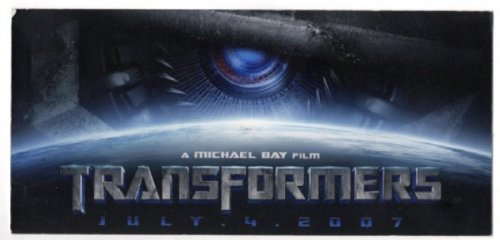 Transformers Promo Card