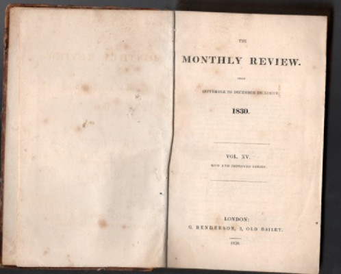 Monthly Review:1830:Vol.15,Sept. to Dec.