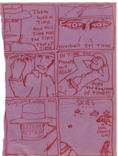 Lubchek on construction paper,
