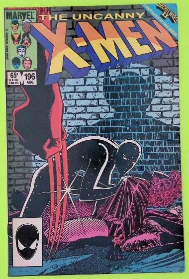 Uncanny X-Men #196 Vol. 1 1985 Marvel Comics Comic Book