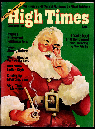 High Times Jimmy Buffet December 1976 Santa Double Issue Very Good