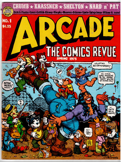 Arcade The Comics Revue No 1 Spring 1975 Print Mint Robert Crumb Cover