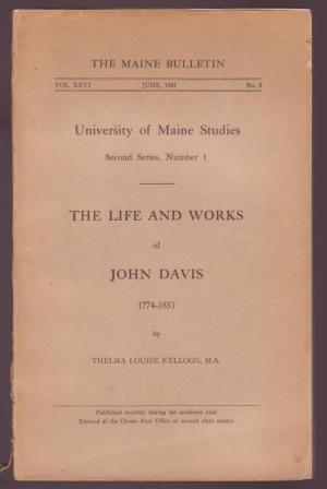 Image for The Life and Works of John Davis, 1774-1853 The Life and Works of John Davis, 1774-1853