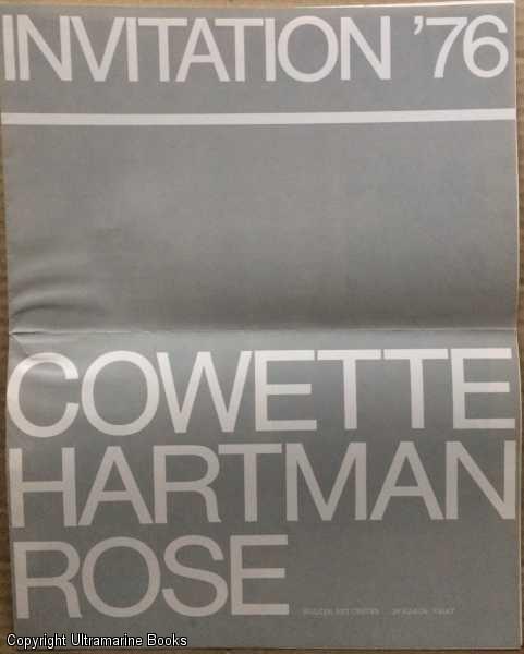 Image for Invitation '76: Cowette, Hartman, Rose Invitation '76: Cowette, Hartman, Rose
